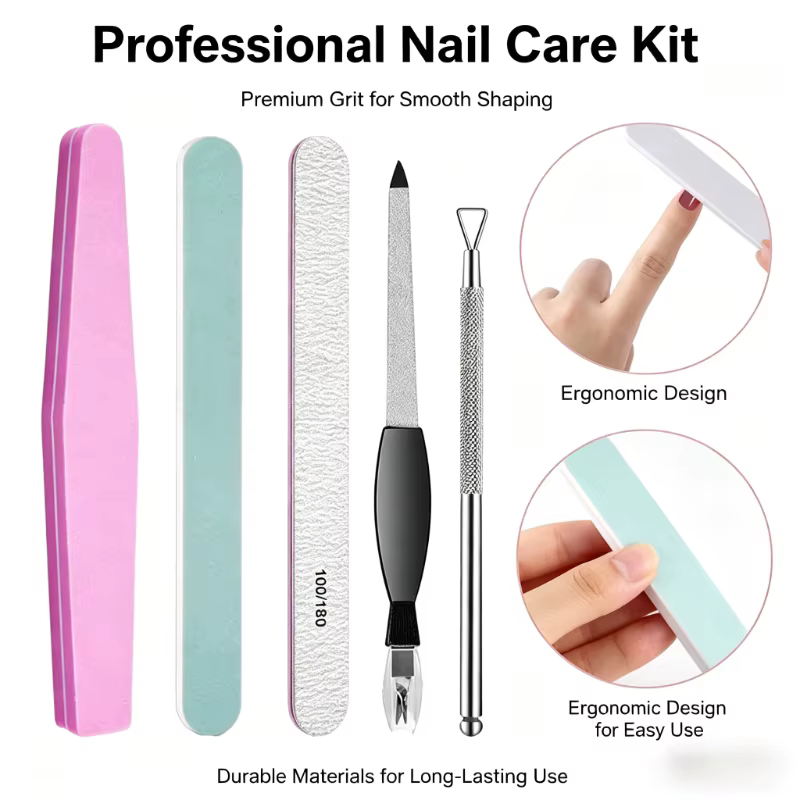 Kit professionnel de manucure et pédicure 5 pièces
