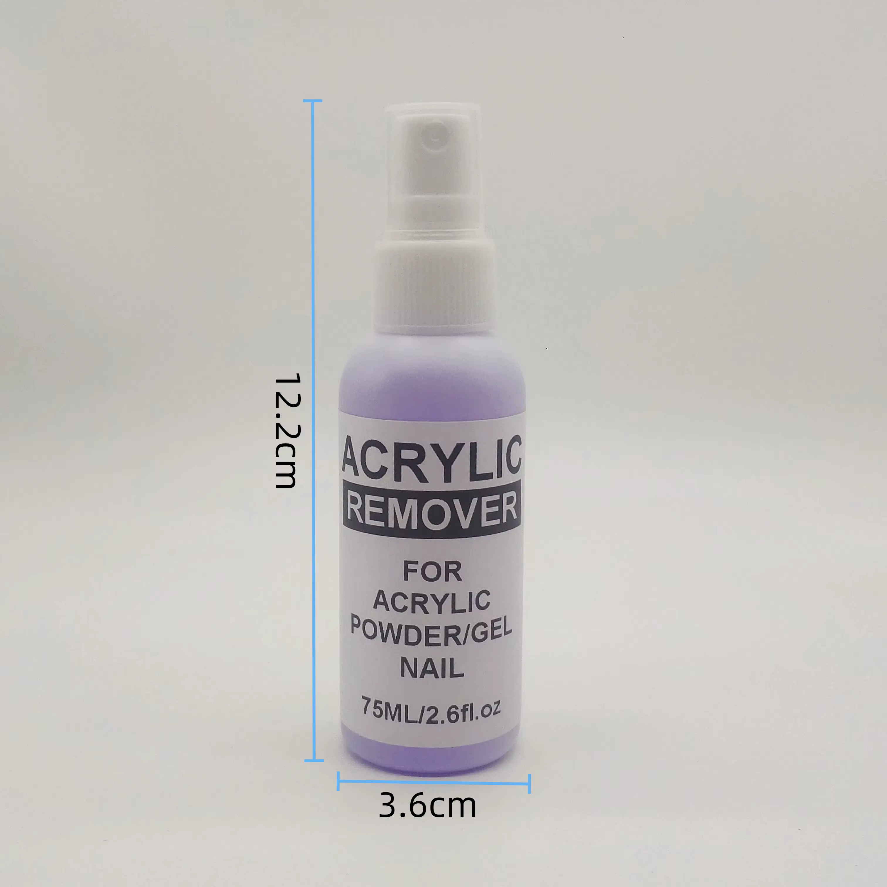 Dissolvant de vernis à ongles liquide professionnel, dissolvant de Gel, 75ml