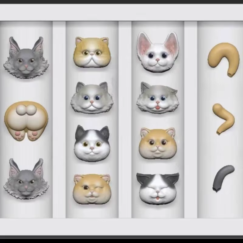 Moules pour Nail Art sur le thème des animaux de dessin animé
