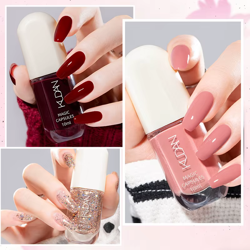 Vernis à ongles pelable à base d'eau