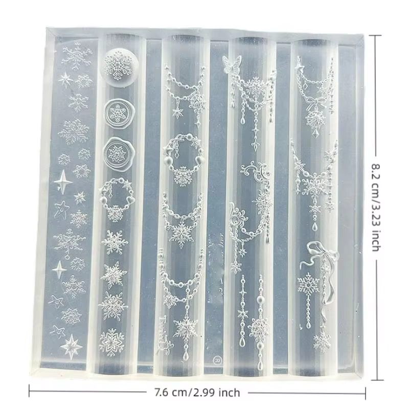 Moule de transfert 3D pour nail art
