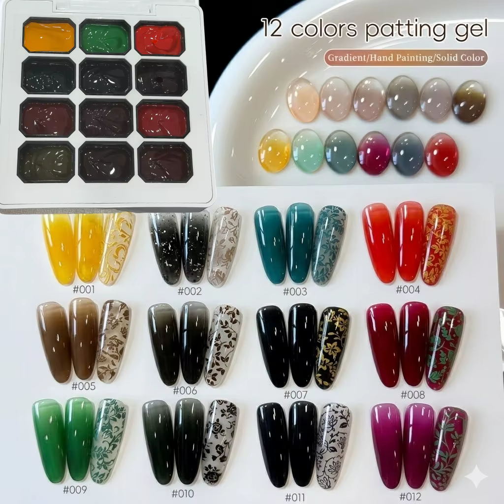 Vernis à ongles semi-transparent en gel
