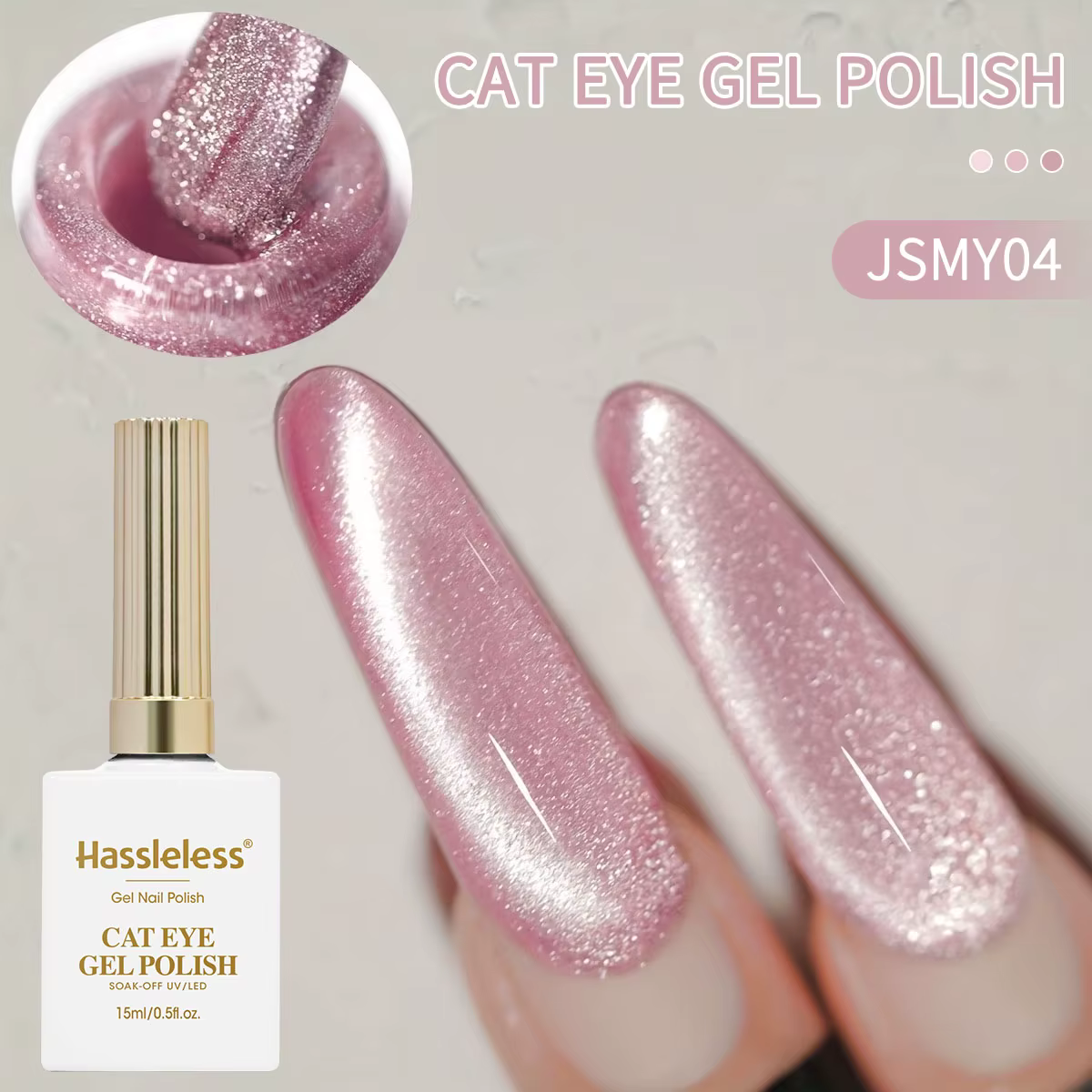 1 x vernis à ongles scintillant de 0