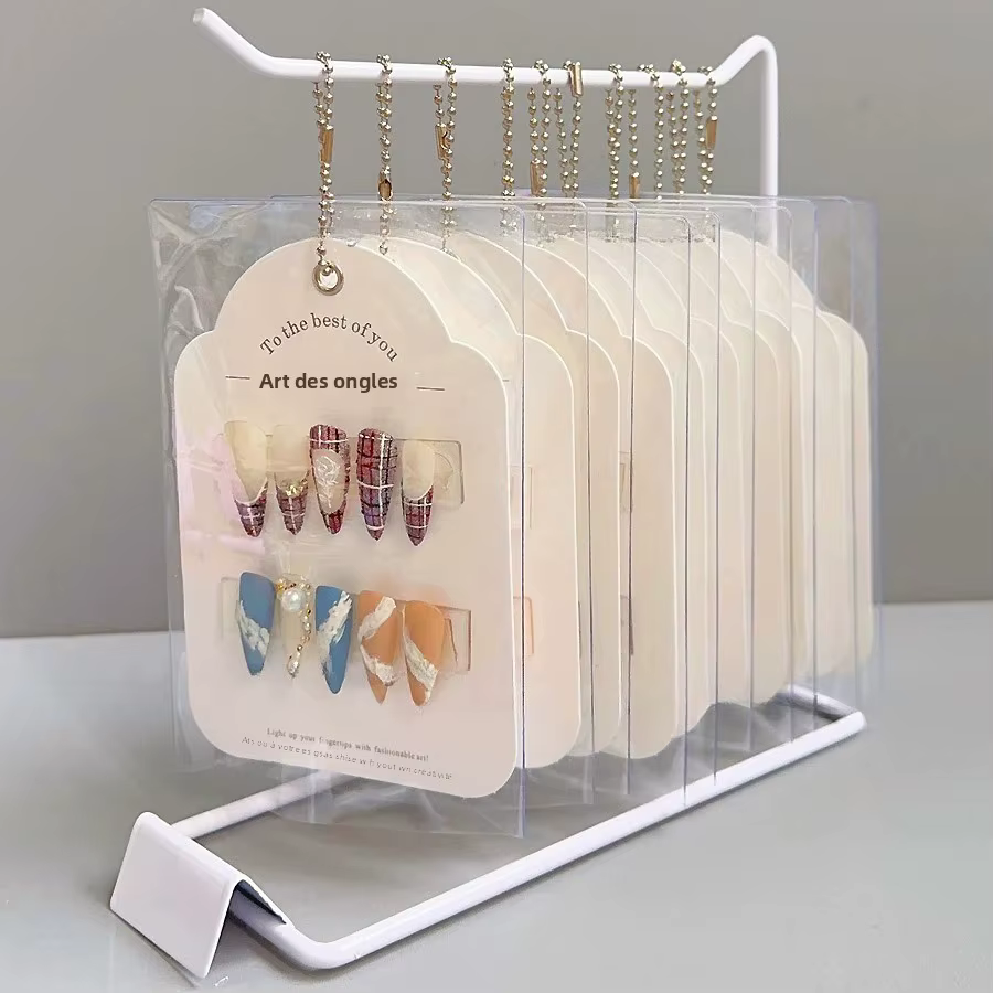 Présentoir élégant en forme d'éventail pour Nail Art