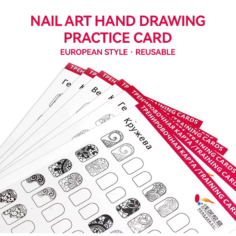 12/8/4 pièces Nail Art pratique papier modèle livre outil de manucure UV Gel vernis Guide dessin peinture