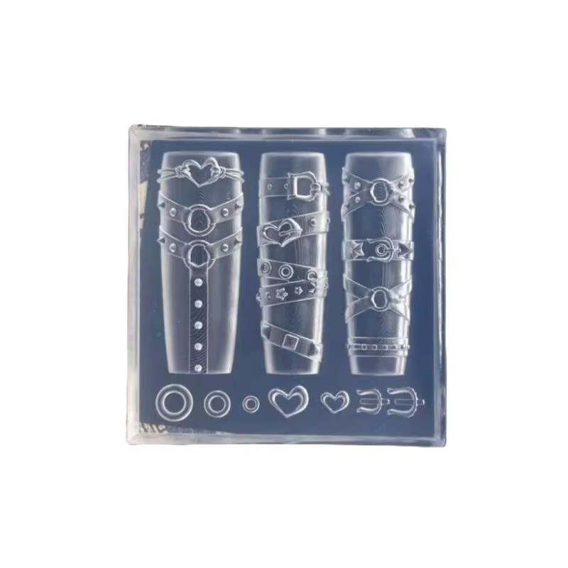 Moule en silicone pour nail art motif bonbons aux fruits