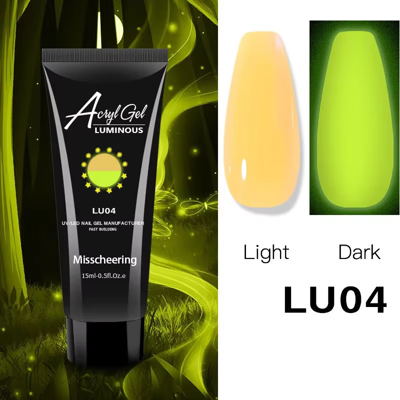 Polygel Fluorescent lumineux pour ongles