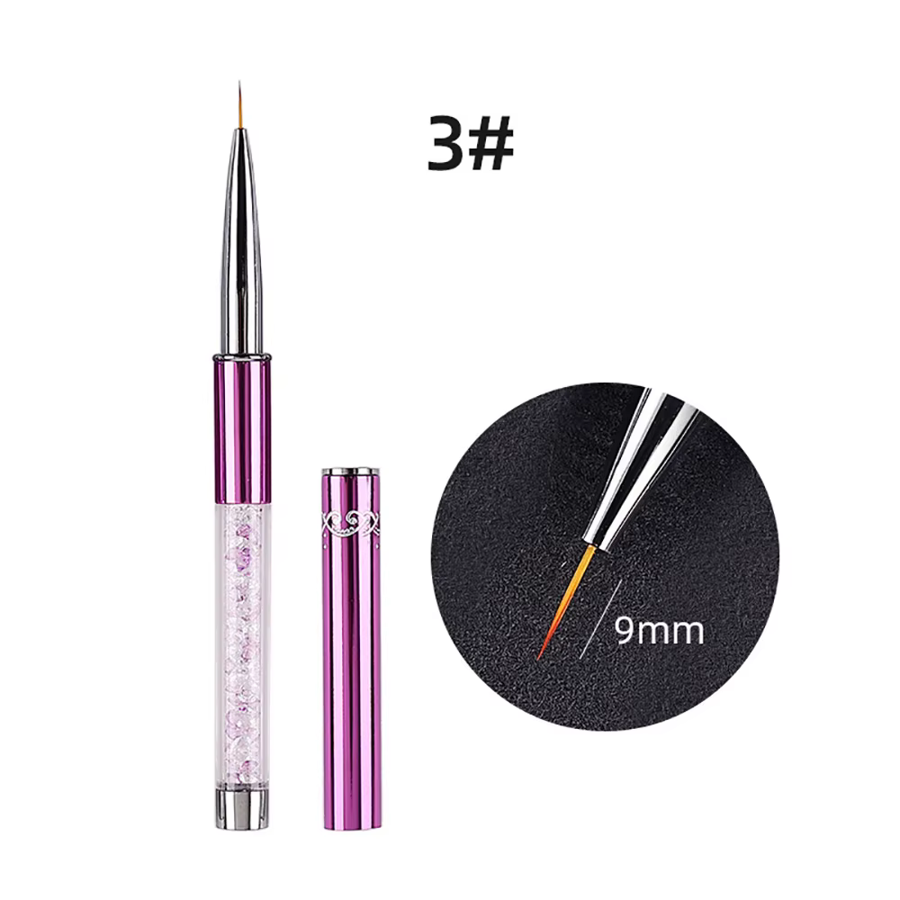 Stylo de peinture de ligne de brosse d'art d'ongle Gel UV outils de manucure 1 pièces