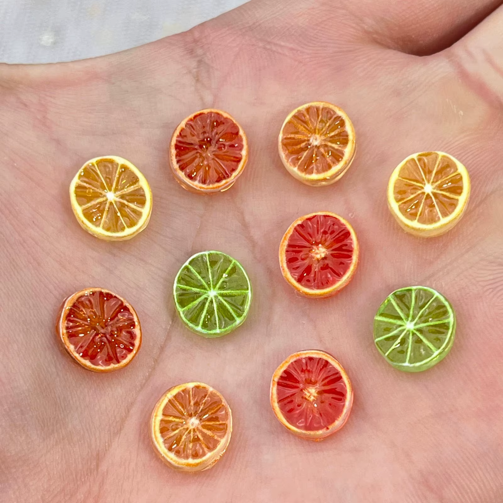 Accessoires pour nail art en résine 3D