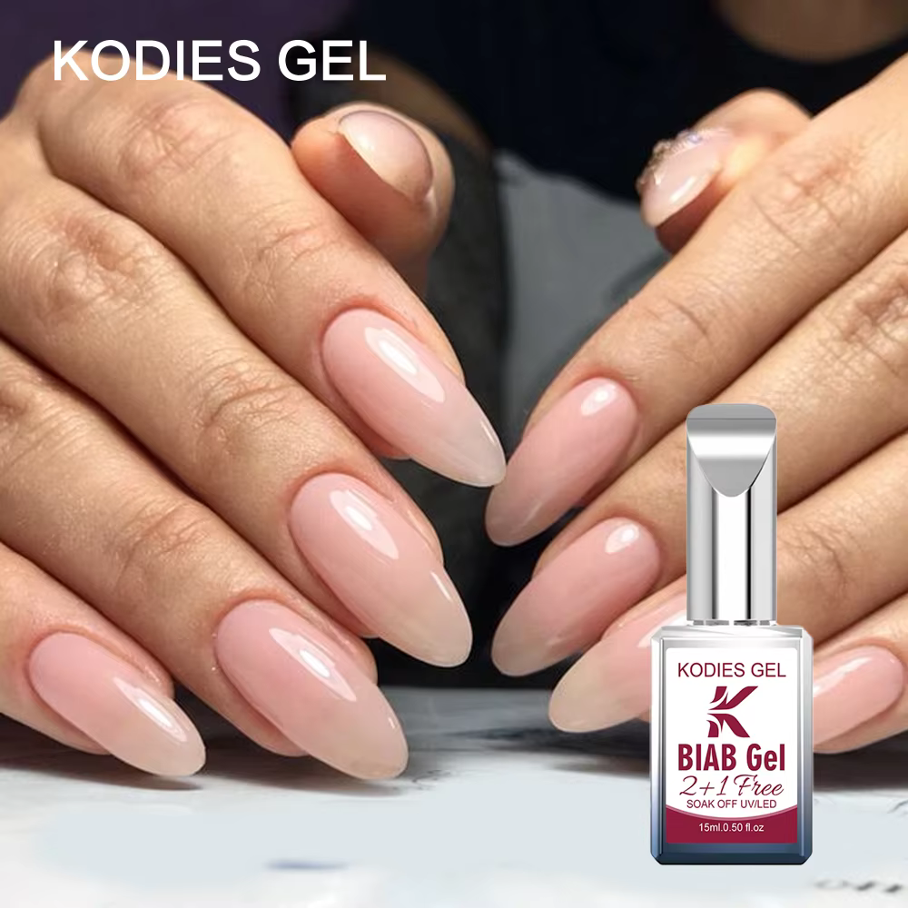 KODIES GEL Biab Builder Gel pour ongles dans une bouteille HEMA Free TPO Gel de Construction gratuit pour Extension