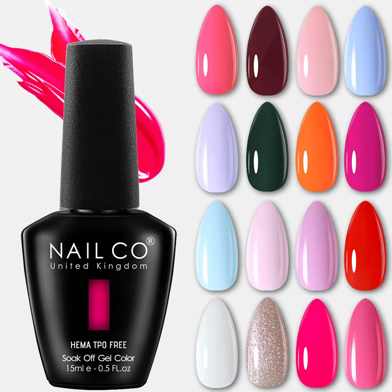 NAILCO 15ml Vernis Gel Semi-Permanent Sans HEMA ni TPO UV pour Ongles