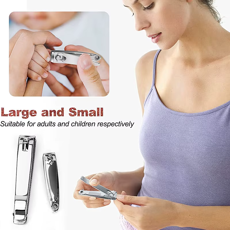 Coupe-ongles Premium tranchant et robuste en acier inoxydable