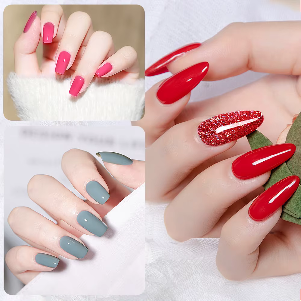 Vernis Gel OXXI pour Ongles 8ml – Couleurs Semi-permanentes UV Gel Manucure Gellac LED Hybride Émail Quotidien Classique Gel Lak