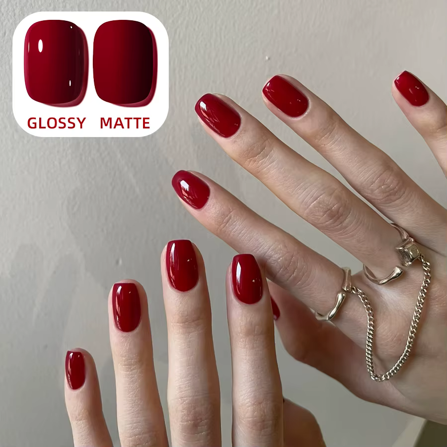 Vernis à ongles Gel rouge bordeaux