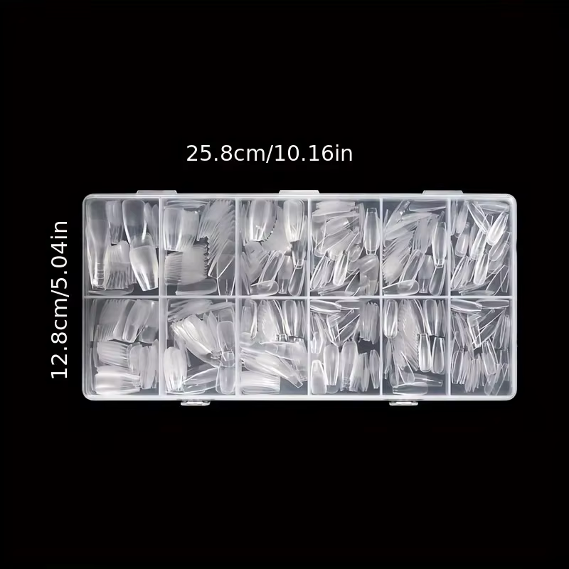 600 patchs pour ongles moyens en forme d'amande