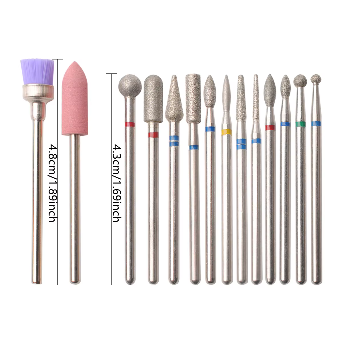 14 pièces/ensemble perceuse à ongles Machine peu