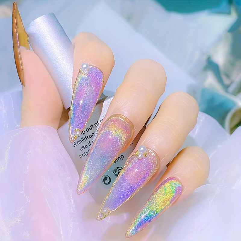 Vernis à ongles Gel magnétique œil de chat arc-en-ciel