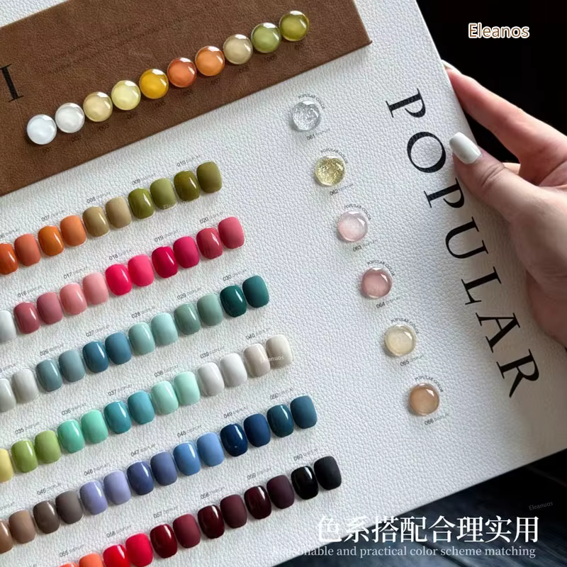 Eleanos-Ensemble de Verhéritage à Ongles Gel UV de 66 Couleurs