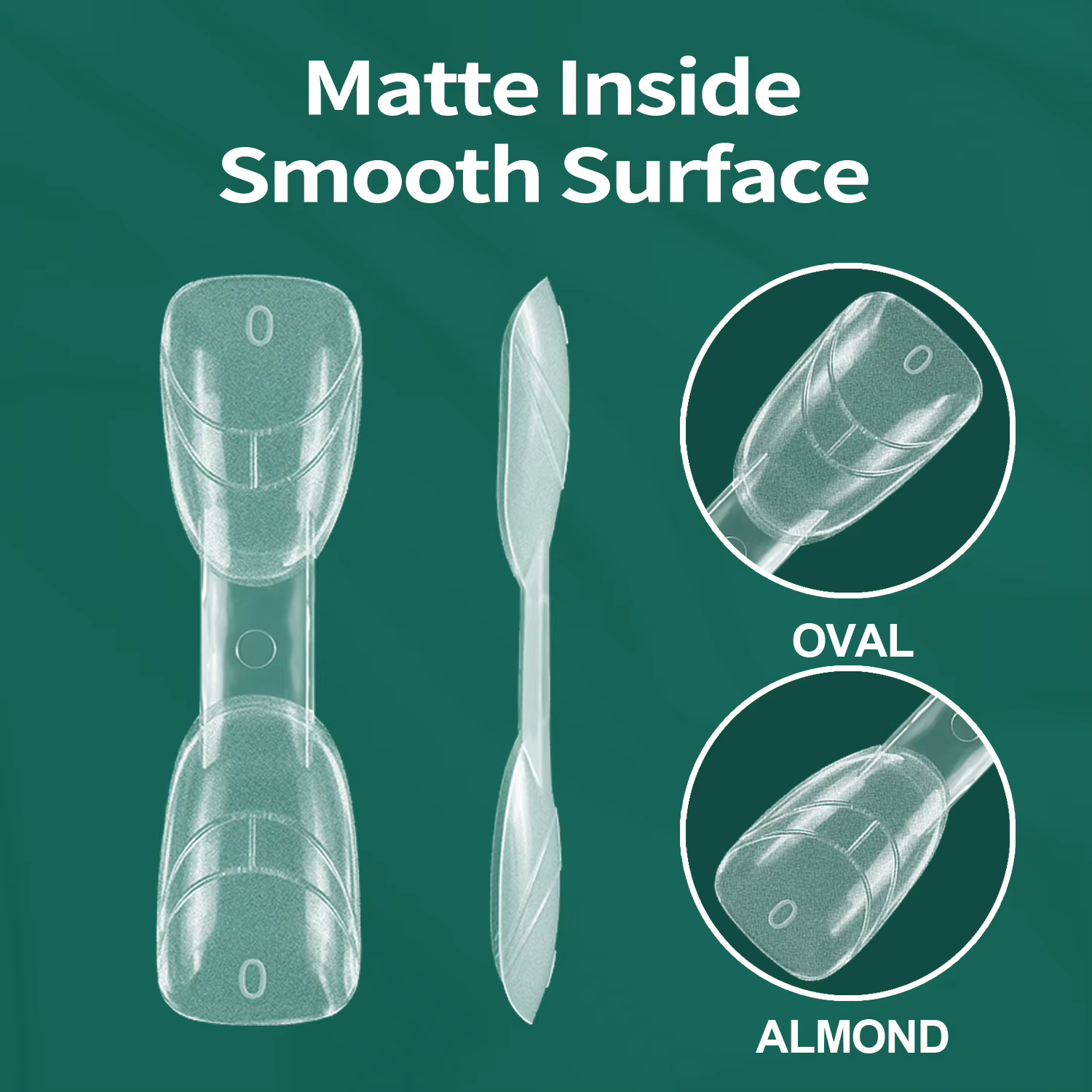 Système d'ongles Nailpop Dual Forms 140 pièces – Formes carrées