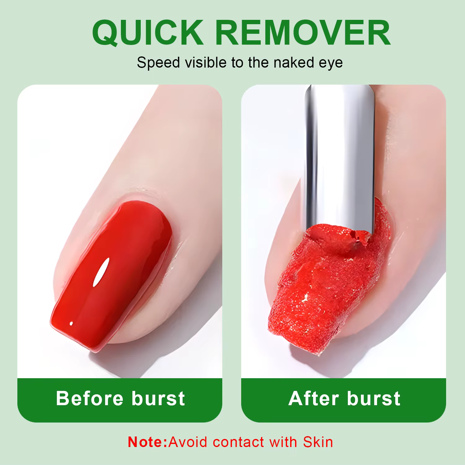 Ensemble de 3 dissolvant de vernis à ongles en Gel