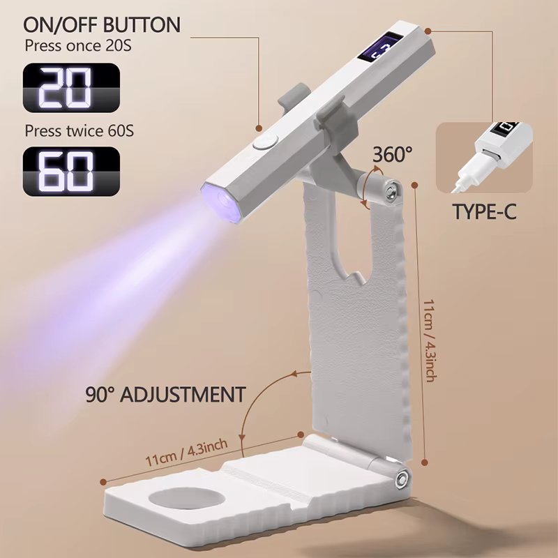 Lampe UV portable pour nail art
