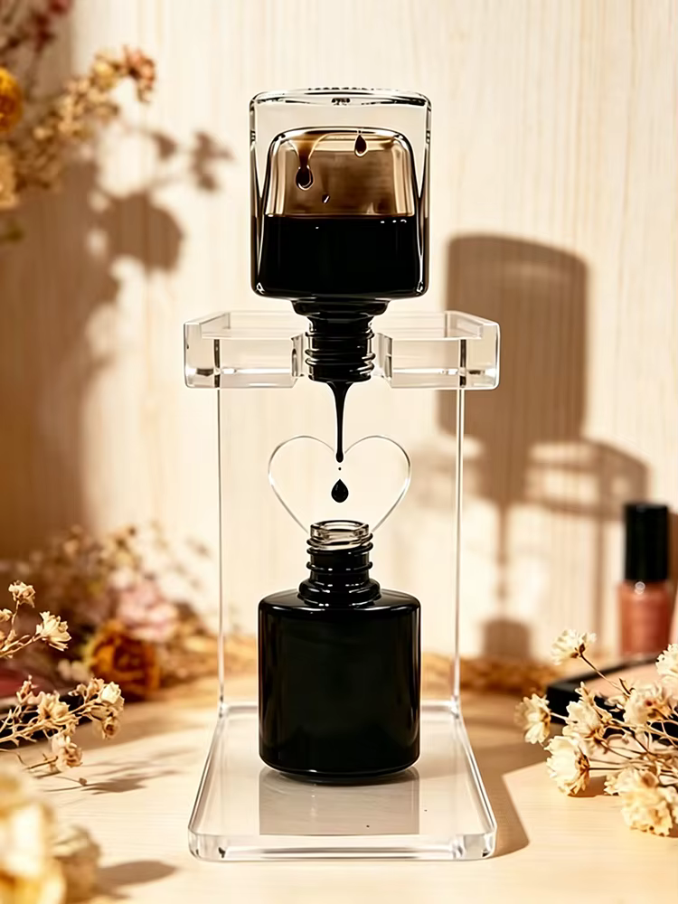 Support inversé pour vernis à ongles en acrylique