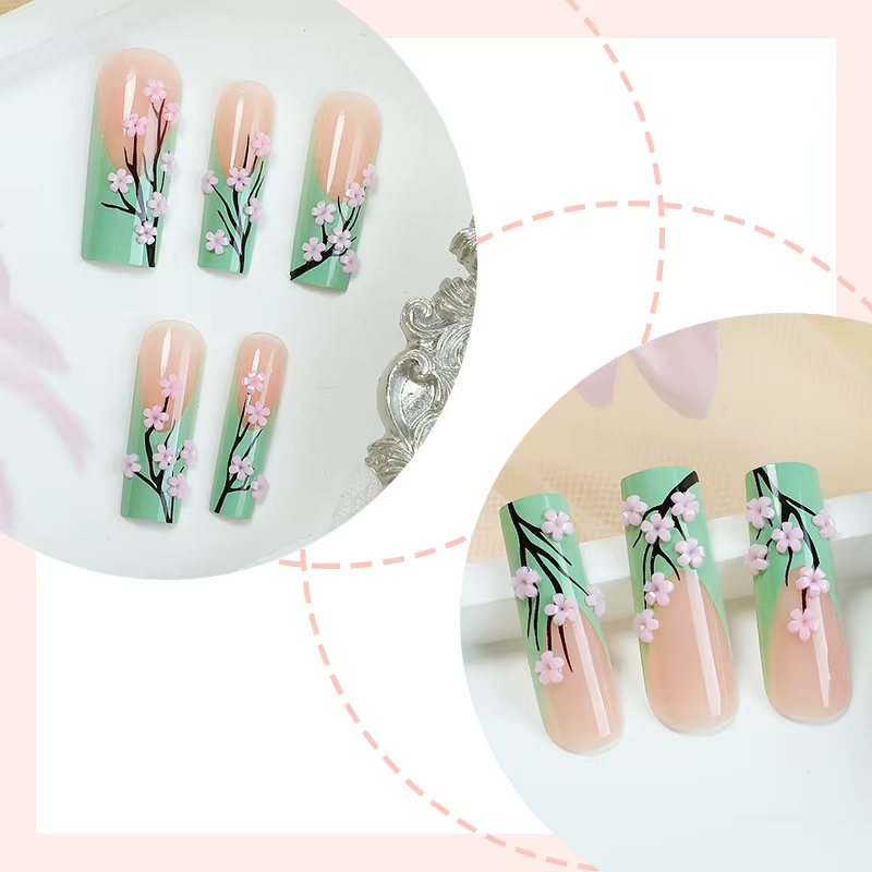 Fausses Fleurs de Ballerine Longue