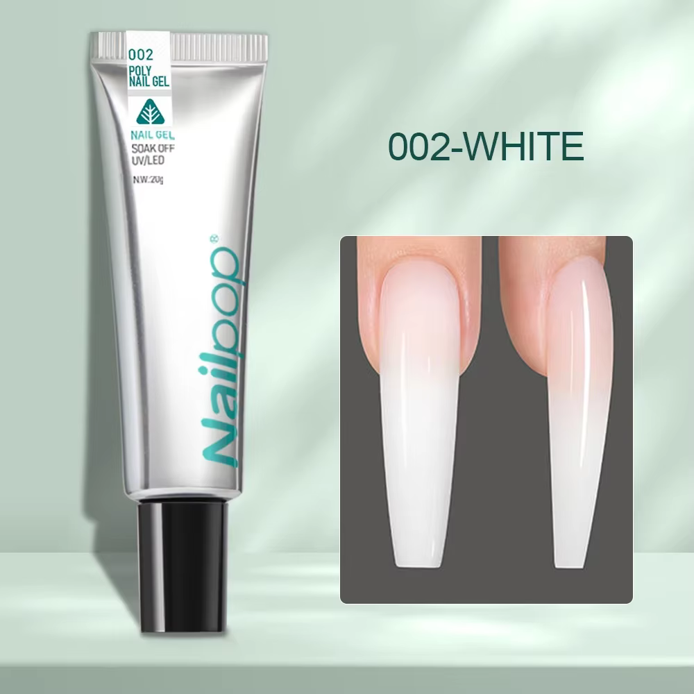 Nailpop Gel acrylique poly pour ongles en 6 couleurs