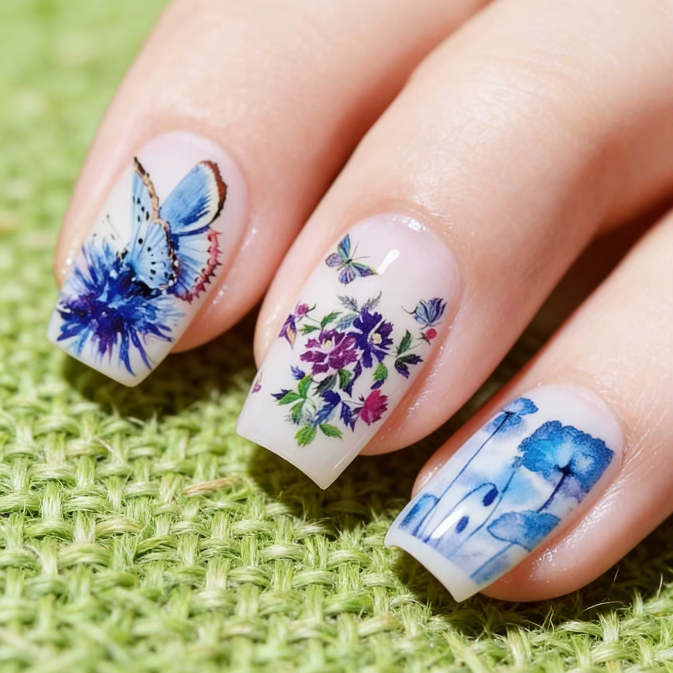 48 autocollants pour ongles