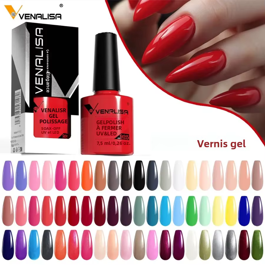 Venalisa 7.5ml mode brillant tremper UV Gel vernis à ongles cosmétiques Nail Art manucure