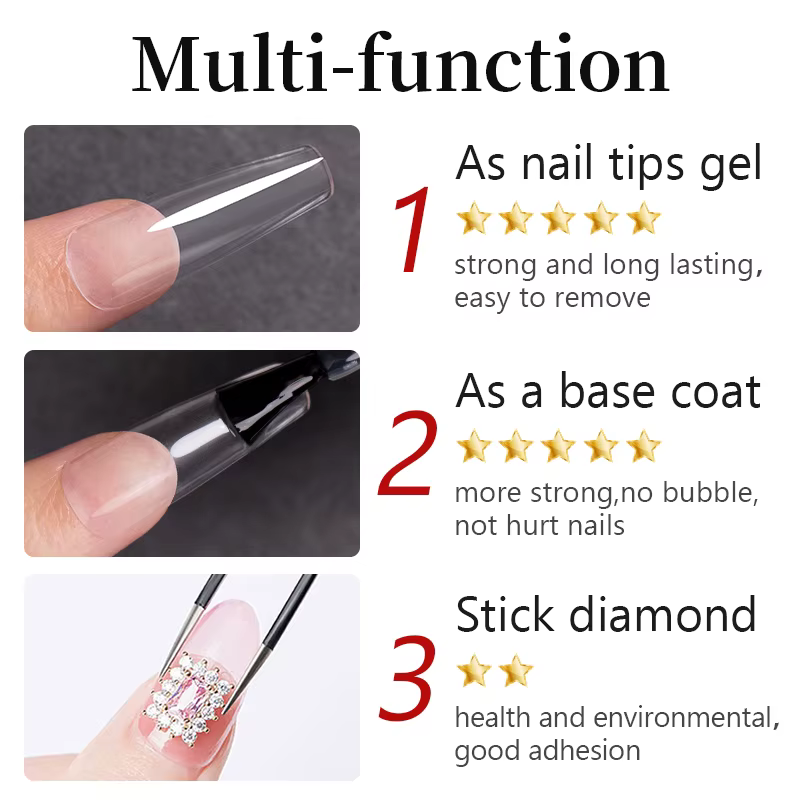 PUENTE 15ML ongles conseils colle Gel pour faux