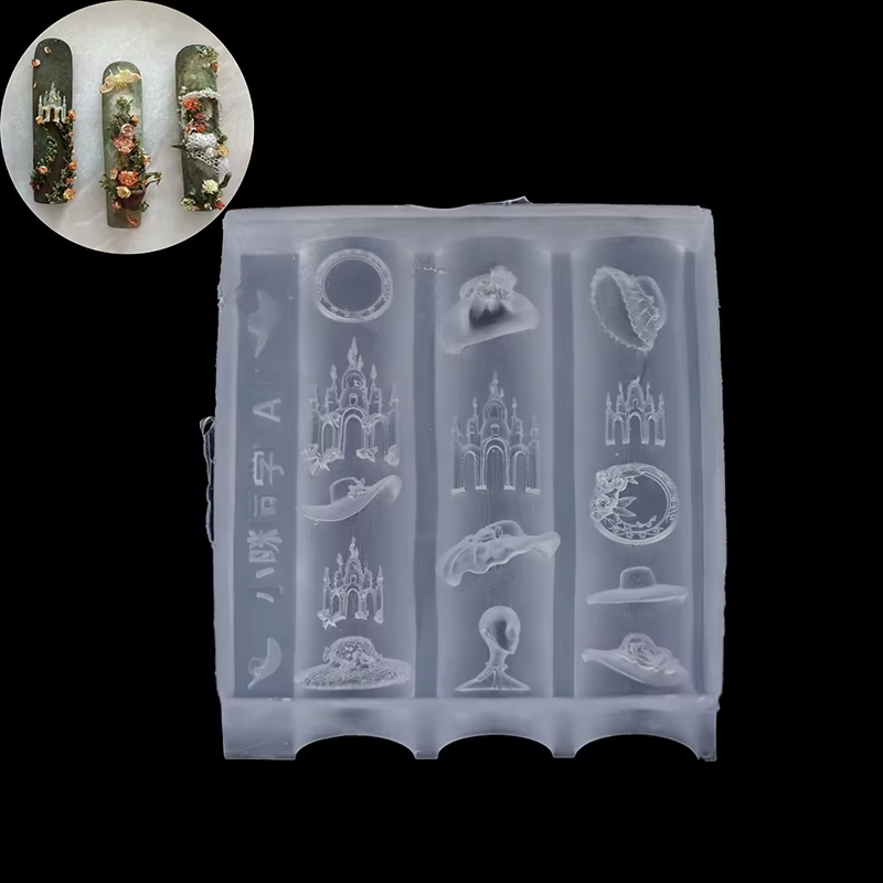 Moule à ongles en silicone 3D style européen