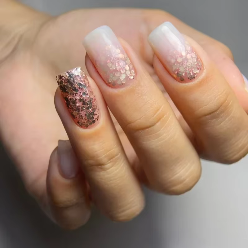 MSHARE blanc laiteux sans lingette couche de finition UV LED Gel gelée couleur haut Gel Sosk hors Gel Vernis renforcer