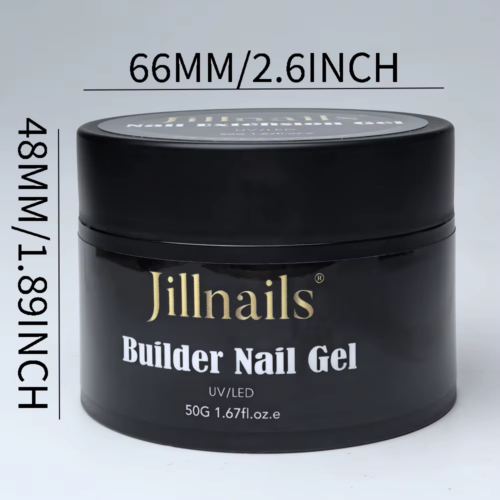 Jillnails 50ml constructeur de Gel blanc laite auto-nivelant Gel russe moyen pour Extension d'ongles construction