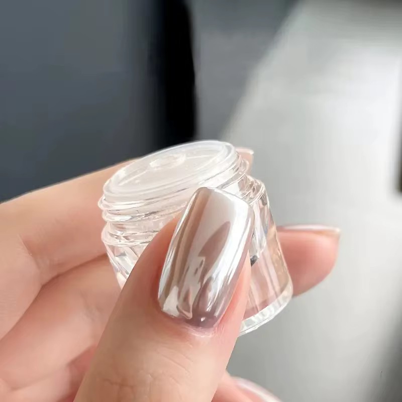 Poudre pour ongles miroir au clair de lune