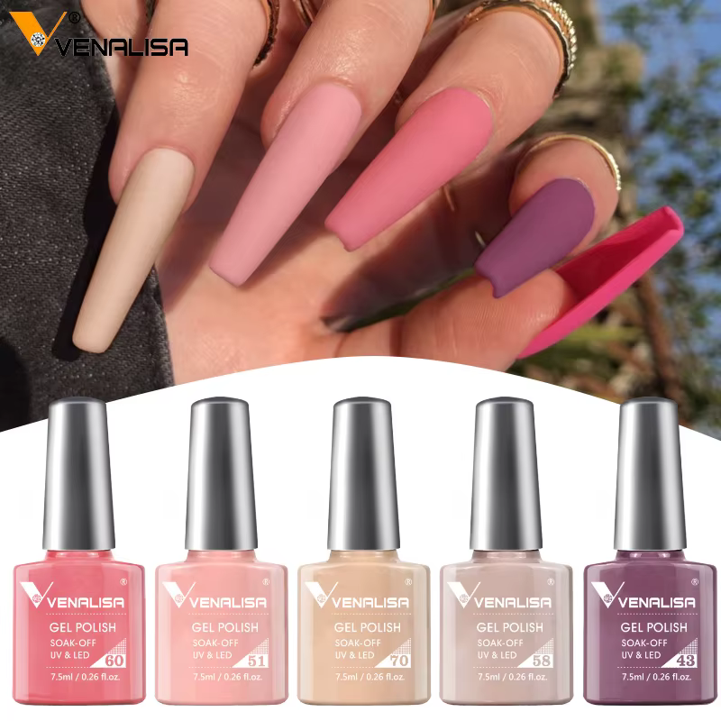 VENALISA 7.5ml vernis à ongles Gel 60 couleurs coloré été CANNI laque manucure Semi Permanent