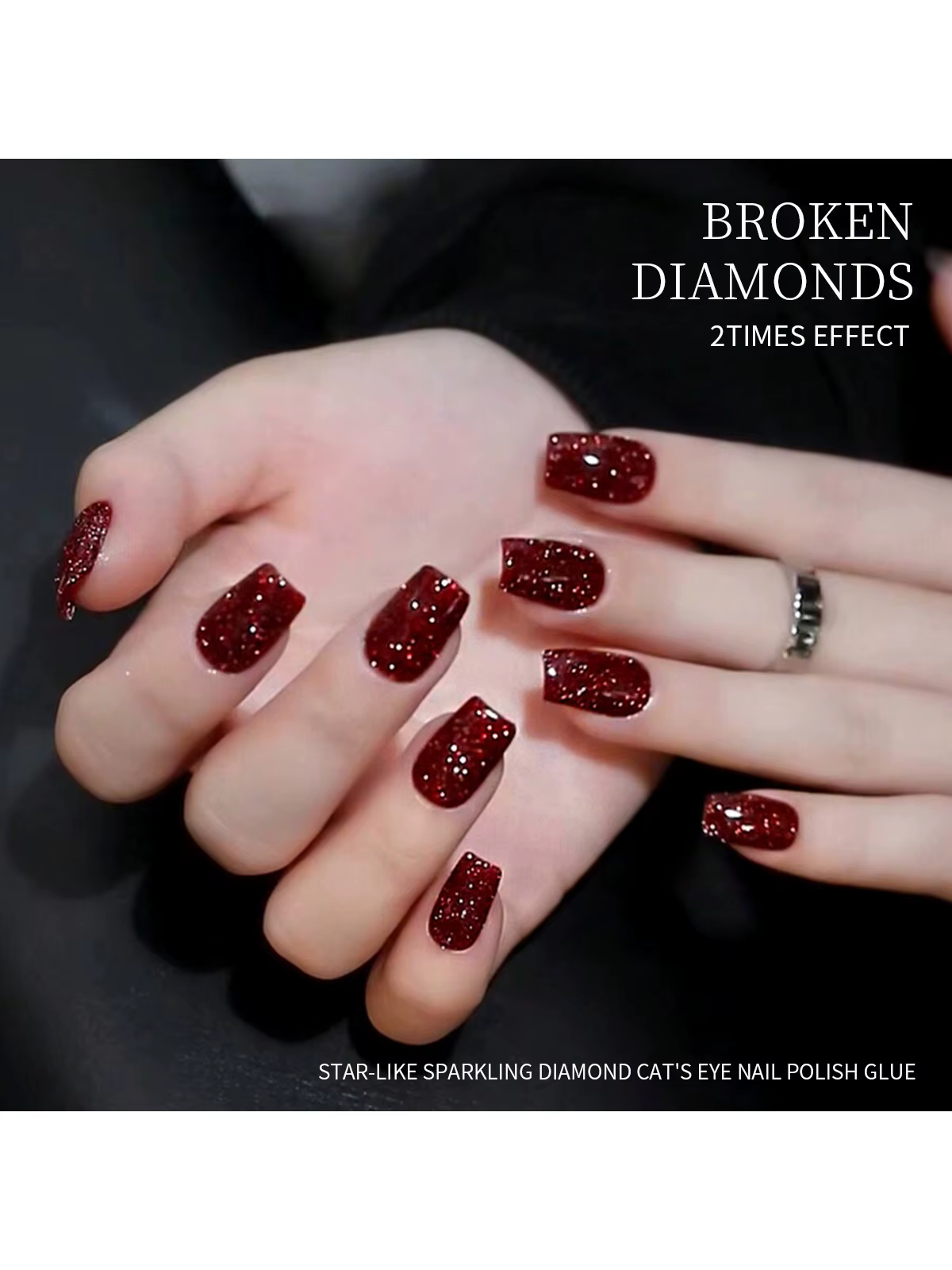 15ml diamant cassé Halloween noël ongles Gel vernis