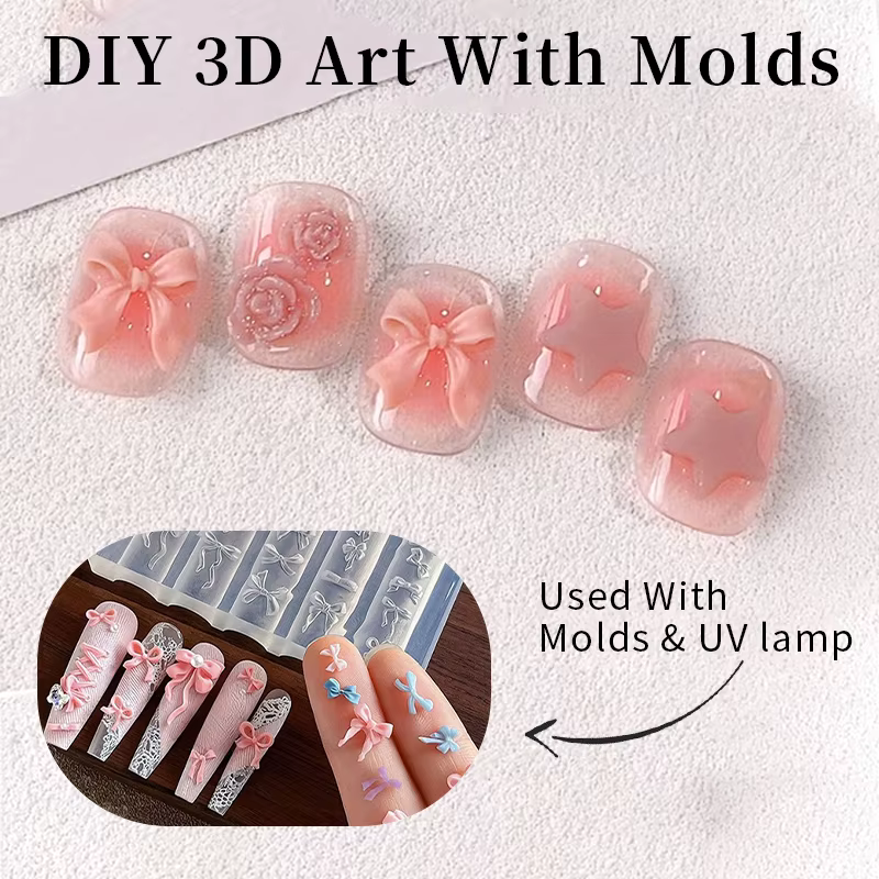 UR SUGAR 6 EN 1 Gel d'Extension pour Ongles 15ML Transparent Gel Constructeur Rapide Semi-Permanent Auto-nivelant Gel UV de Construction Soak Off