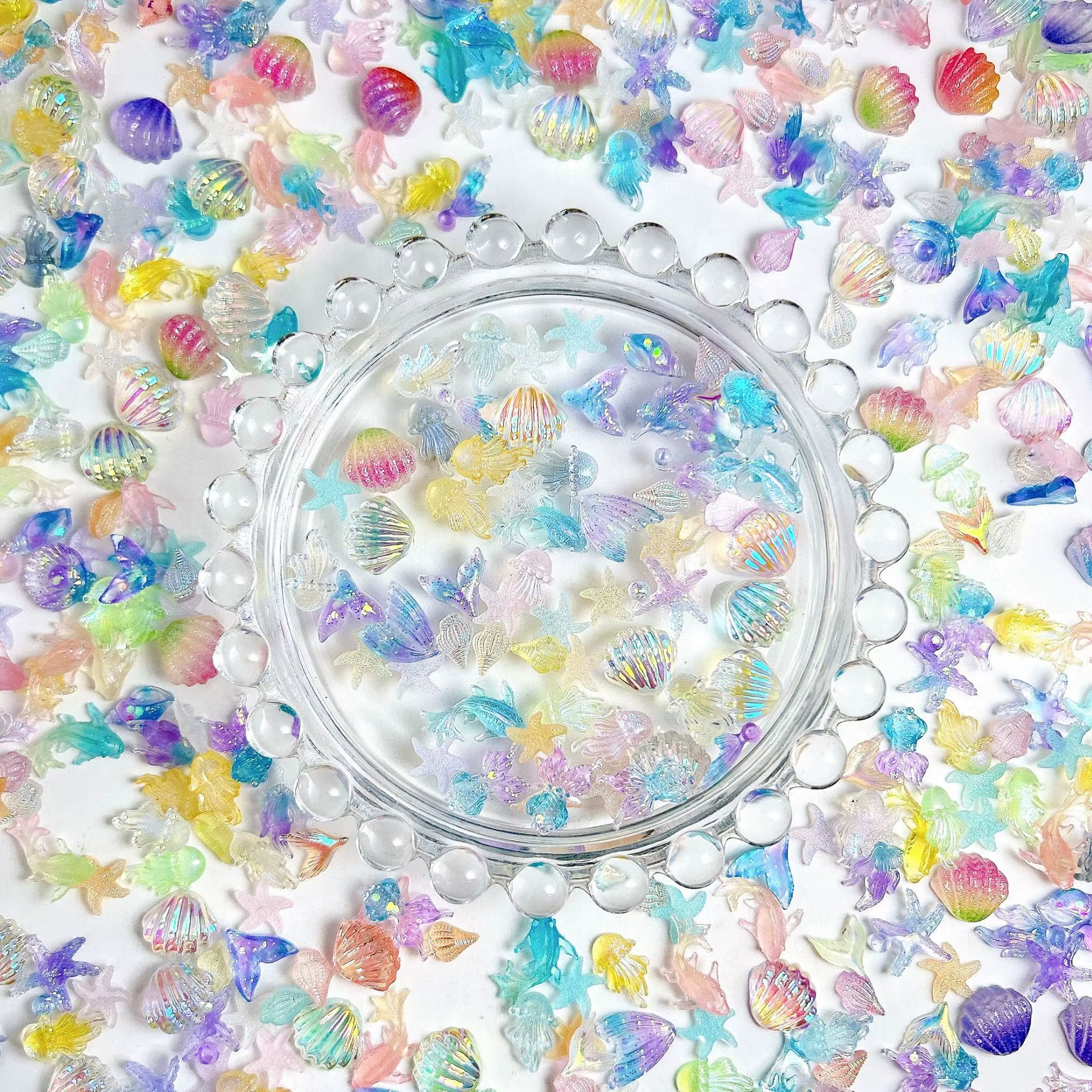 Accessoires de la série océan pour Nail Art