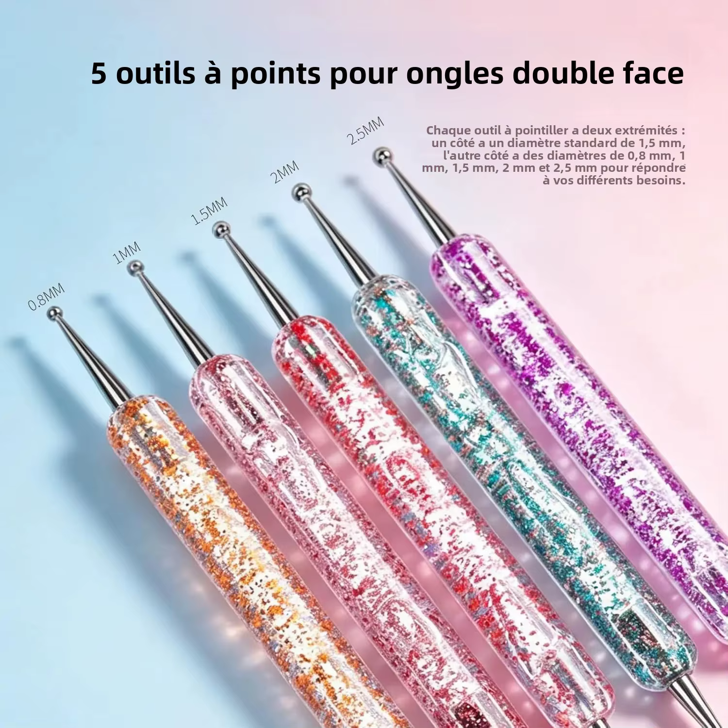 Ensemble professionnel pour ongles 30 pièces – Pinceaux