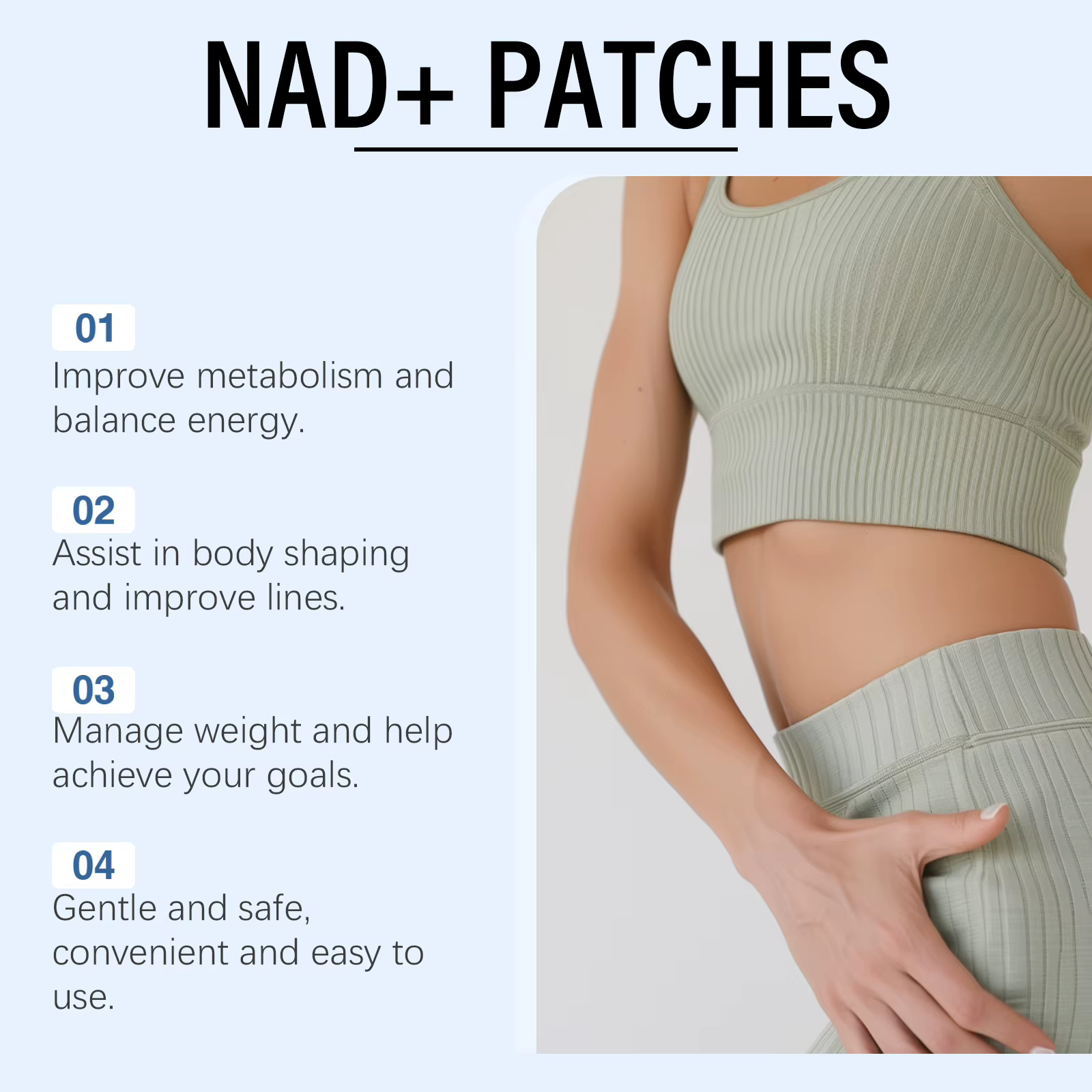 Patch de soin pour la peau, soin nourrissant doux, met en valeur les lignes du corps, accentue les courbes, pratique pour les soins quotidiens
