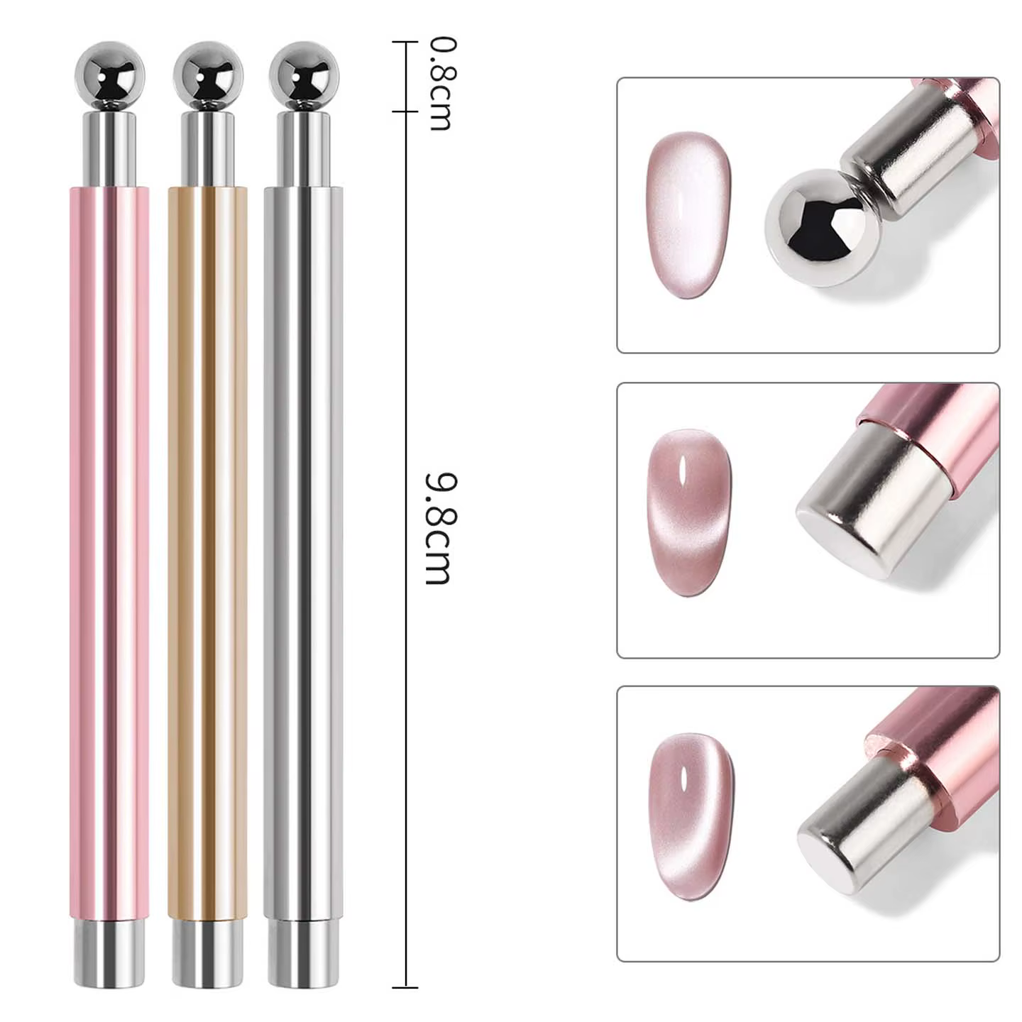 Bâton magnétique pour Nail Art