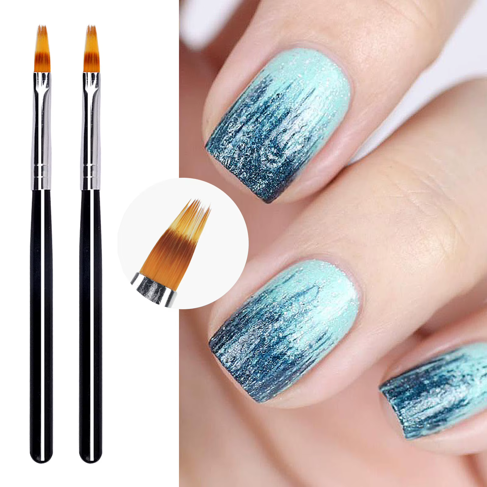 400 pièces outils d'art des ongles-pinceaux à ongles