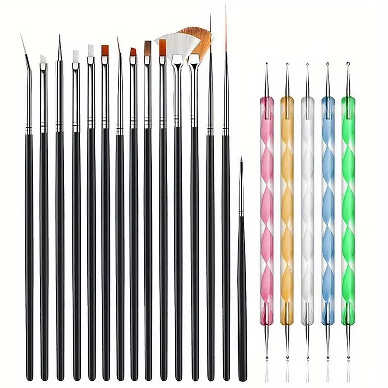Ensemble de pinceaux pour manucure
