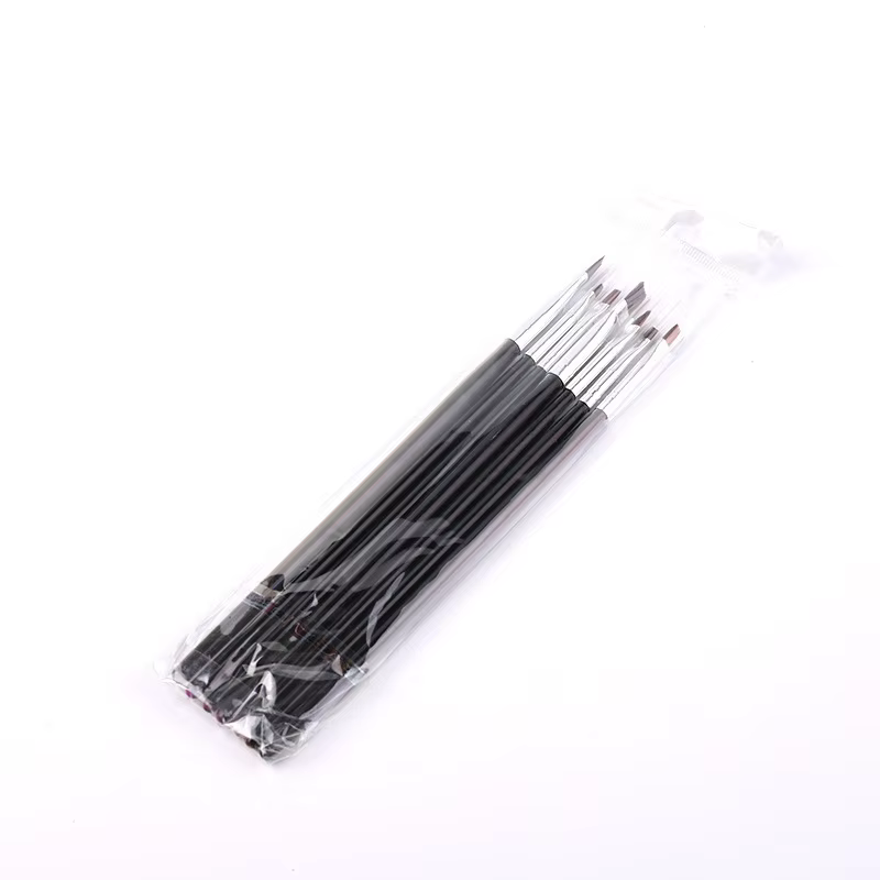 Ensemble professionnel de 7 pinceaux pour la décoration des ongles