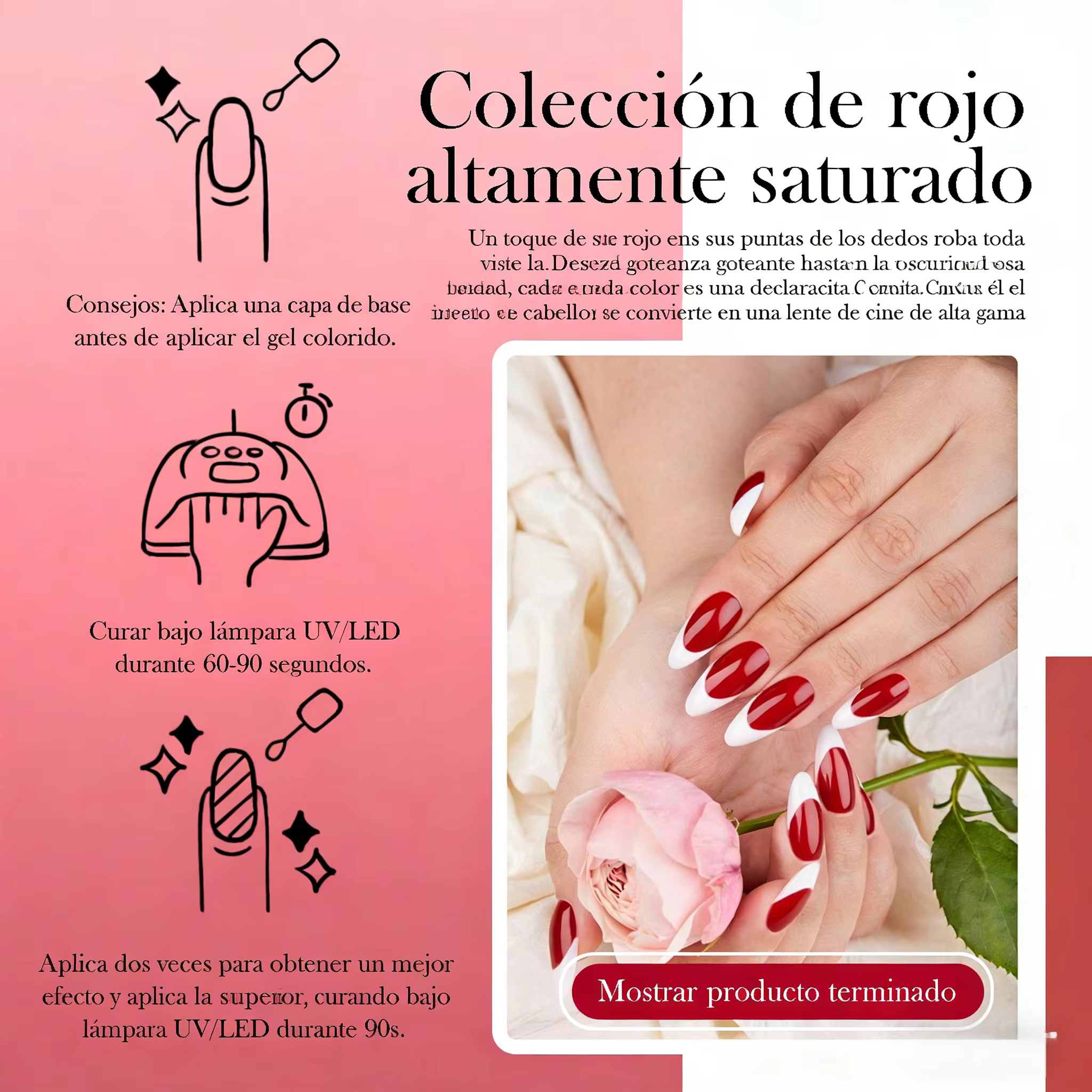 CAMILA – Lot de 6 vernis gel gris clair 15 ml