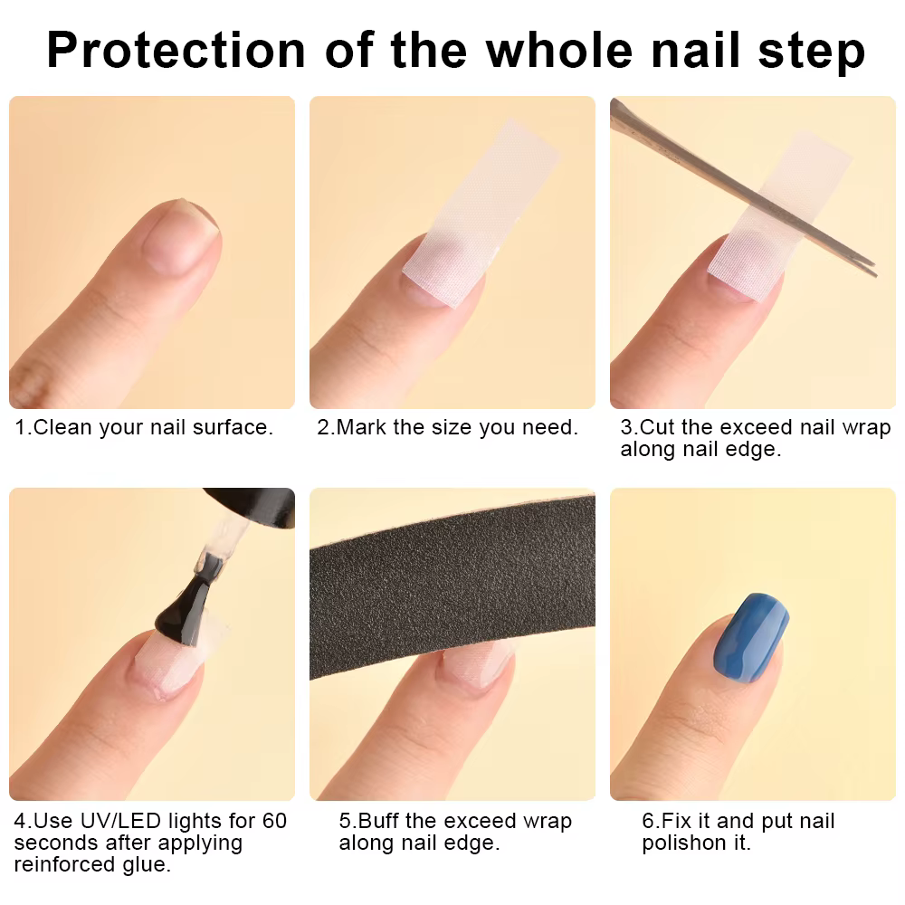 KADS – Fiber de verre en soie pour Extension d'ongles