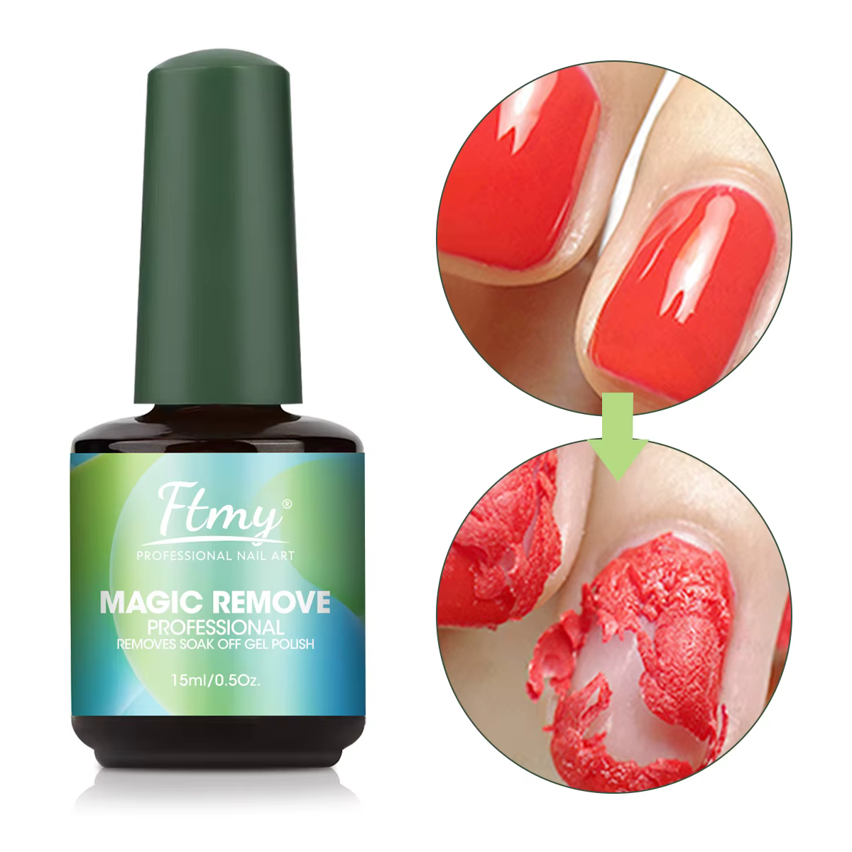 Dissolvant de vernis à ongles en Gel