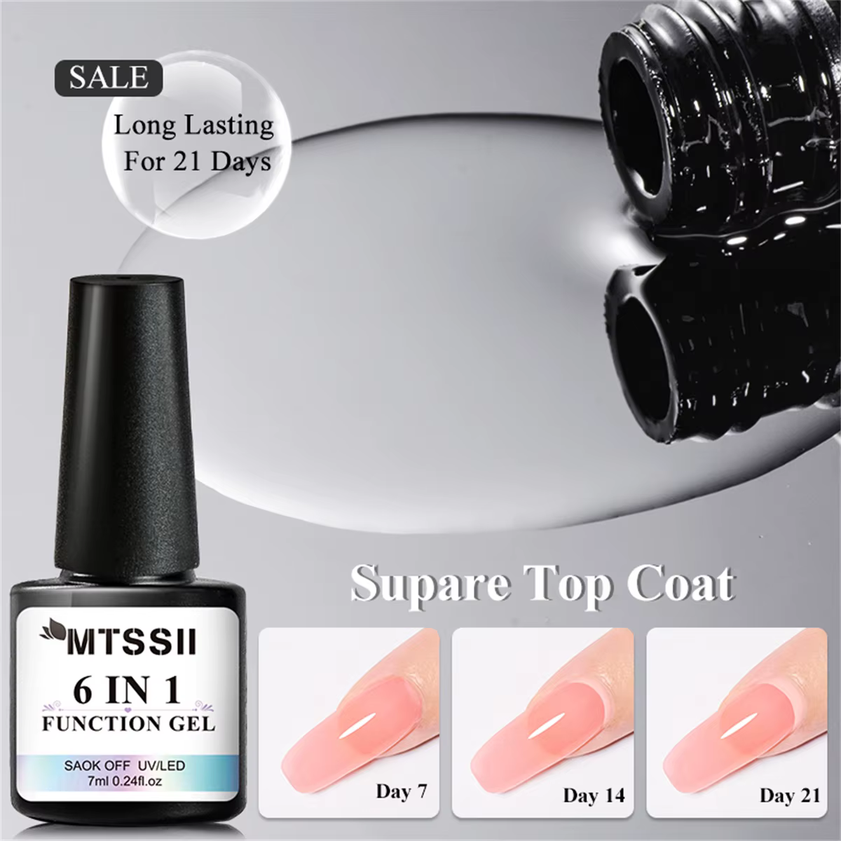 Gel de colle pour ongles 6 en 1