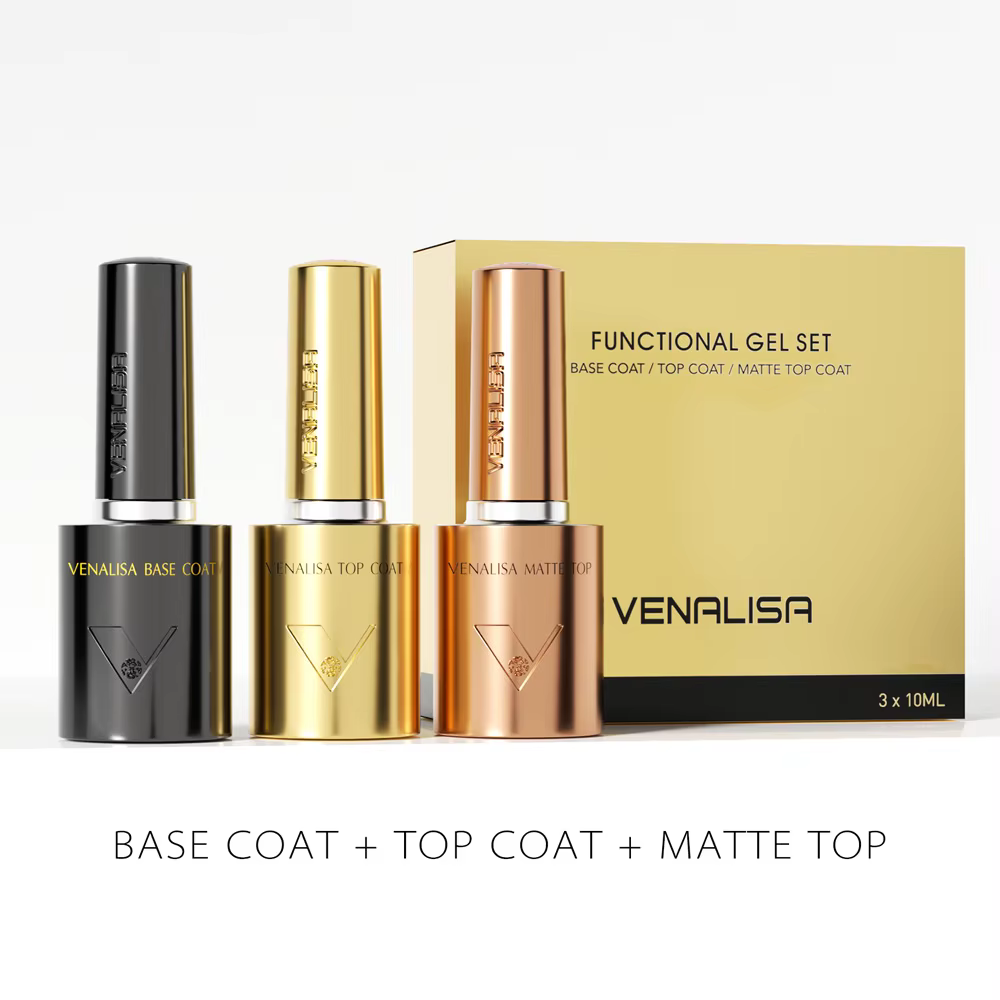 1/2/3 pièces Kit Venalisa 10ml vernis à ongles HEMA/TPO Base gratuite diamant Ultra brillant trempé longue tenue couche